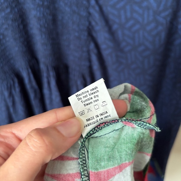 Anthropologie Bl-nk London Boho Floral Printed Tatiana Kaftan - Picture 9 of 14